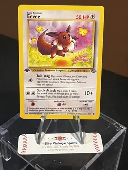 1999 Pokemon Eevee 51/64 Jungle 1st First Edition - Image 2