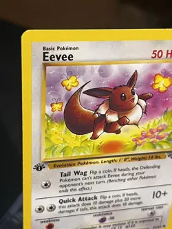 1999 Pokemon Eevee 51/64 Jungle 1st First Edition - Image 3