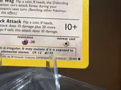 1999 Pokemon Eevee 51/64 Jungle 1st First Edition - Image 5
