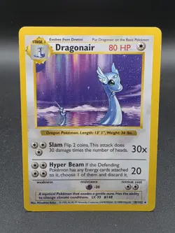Pokemon TCG Dragonair Base Set 18/102 Stage 1 80 HP Uncommon Regular English - Image 1