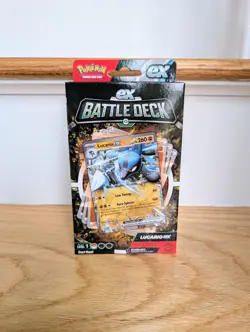 Pokemon Trading Cards ex Battle Deck Lucario ex 60-Card Deck Level 1 820650852282 - Image 1