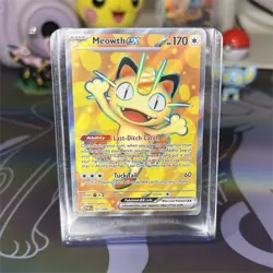 Pokemon Meowth EX 107/088 Perfect Order Full Art Holo Ultra Rare - Image 1