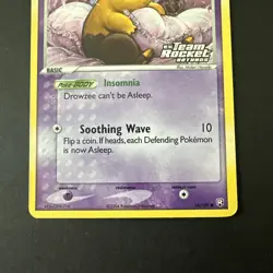 Pokemon TCG: 2004 EX Team Rocket Returns Drowzee 54/109 Reverse Holo NM - Image 3