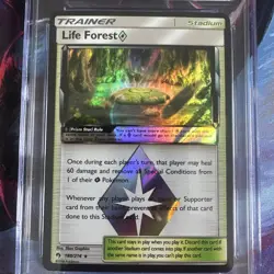 Pokemon Sun & Moon Lost Thunder Prism Star Life Forest Holo Rare CGC 10 GEM MINT - Image 5