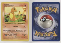 Charmander Shadowless Pokemon Base Set #46 1999 - Image 3