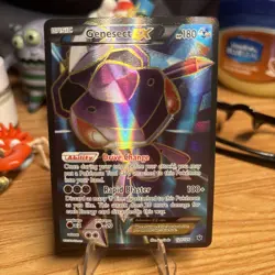 Pokemon TCG Genesect EX 120/124 Ultra Rare Fates Collide English 2016 - Image 1