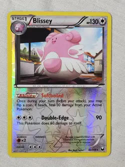 NM Blissey - Reverse Holo 82/108 Dark Explorers Pokemon TCG - Image 1