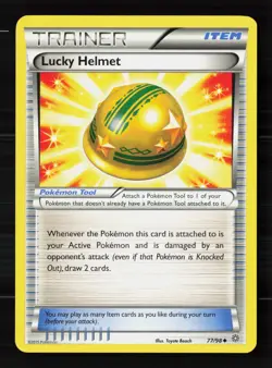 Lucky Helmet 77/98 Normal Pokemon TCG XY - Ancient Origins MP - Image 1