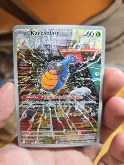 Pokemon TCG Karrablast 094/086 Illustration Rare Holo Sv: Black Bolt English NM - Image 1