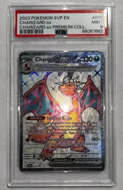 Pokemon - PSA 9 Charizard ex 056 - Scarlet Violet Black Star Promo - Image 1