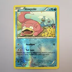 Reverse Holo Slowpoke 19/122 Pokemon Breakpoint Basic Common 70 HP - Image 1