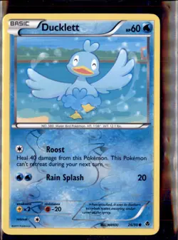 Pokemon Emerging Powers 26/98 Ducklett Common Reverse Holo - Image 1