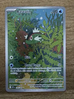Basculin 108/086 - White Flare SV10 - Illustration Rare IR NM Pokemon Holo - Image 1