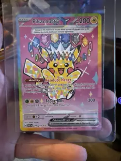 Pokemon TCG Pikachu EX 277 Ascended Heroes Full Art SIR Mint Condition - Image 1