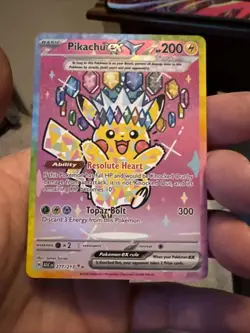 Pokemon TCG Pikachu EX 277 Ascended Heroes Full Art SIR Mint Condition - Image 2