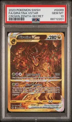2023 Pokemon Crown Zenith Giratina VSTAR Secret #GG69 PSA 10 - Image 1
