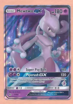 Pokemon TCG Battle Academy - Mewtwo GX FA 31/68 - Holo Mewtwo Stamped - Image 1