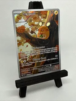 Pokemon TCG Dedenne 093/088 Secret Rare Full Art Holo NM - Image 3