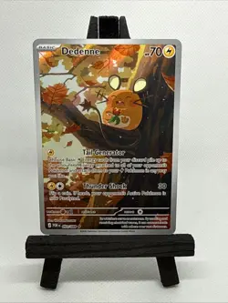 Pokemon TCG Dedenne 093/088 Secret Rare Full Art Holo NM - Image 4