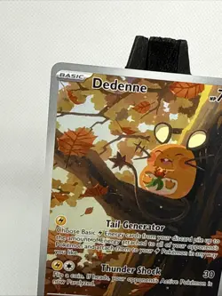 Pokemon TCG Dedenne 093/088 Secret Rare Full Art Holo NM - Image 5