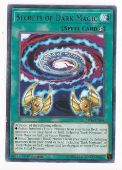 Secrets of Dark Magic LED6-EN004 Legendary Duelists: Magical Hero 1st Edition LP - Image 1