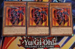 Yugioh 3x Gearfried The Red-Eyes Iron Knight Playset 1st Edition Speed Duel - Image 1