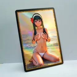 YOR FORGER Waifu Anime Card LIMITED 1/1 Custom TCG Holo T14625 - Image 2