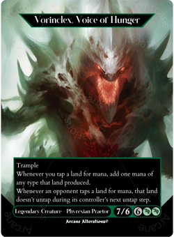 Vorinclex, Voice of Hunger - Full Art Altered Art Custom Cards - Image 1