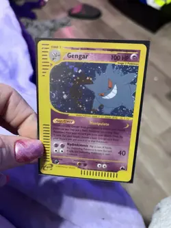 Pokemon TCG Gengar Skyridge H9/H32 Holofoil Rare Stage 2 100 HP Card 2003 - Image 1