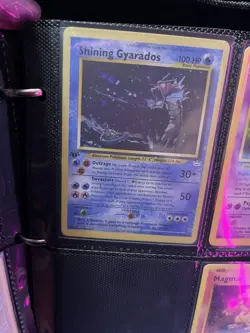 Pokemon Shining Gyarados Neo Revelation 65/64 Holo Secret Rare 100 HP Card 2001 - Image 1