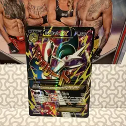 Pokemon TCG M Gallade EX Mega Ultra Rare Holo 99/98 220 HP Card - Image 1