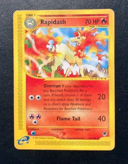 RAPIDASH - 62/165 - Expedition Base Set - Rare - Pokemon Card - Image 1