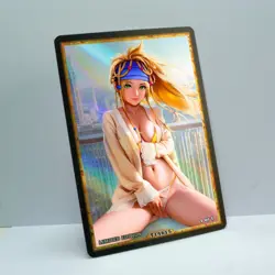 RIKKU Waifu Anime Card LIMITED 1/1 Custom TCG Holo Goddess Story ACG T14615 - Image 2