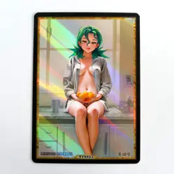 OFFICER JENNY Waifu Anime Card LIMITED 1/1 Custom TCG Holo T14612 - Image 1