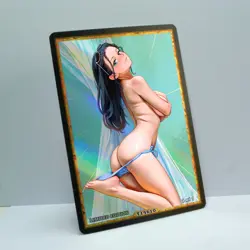 NICO ROBIN Waifu Anime Card LIMITED 1/1 Custom TCG Holo T14610 - Image 2