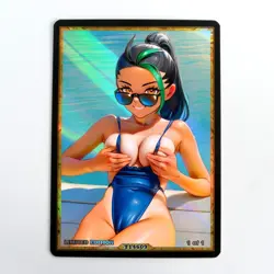 NEMONA Waifu Anime Card LIMITED 1/1 Custom TCG Holo Goddess Story ACG T14609 - Image 1