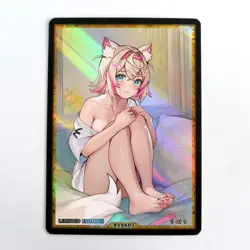 MOCOCO ABYSSGARD Waifu Anime Card LIMITED 1/1 Custom TCG Holo T14607 - Image 1
