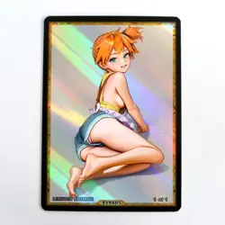 MISTY Waifu Anime Card LIMITED 1/1 Custom TCG Holo Goddess Story ACG T14605 - Image 1