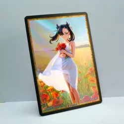 MARNIE Waifu Anime Card LIMITED 1/1 Custom TCG Holo Goddess Story ACG T14602 - Image 2