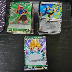 Dragon Ball Z Card Lot Over 200 Cards Includes 9 Foils As Pictured EUC - Image 1