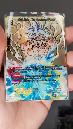 Label... Dragon Ball Awakened Card "sleeve" 2018 Masters Not FW - Image 1