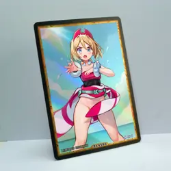 IRIDA Waifu Anime Card LIMITED 1/1 Custom TCG Holo Goddess Story ACG T14590 - Image 2