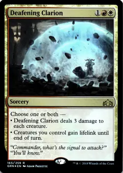 Deafening Clarion - Foil - Guilds of Ravnica - 165 NM - Image 2