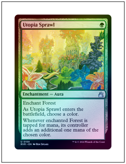 1x Utopia Sprawl, Foil, Magic MTG NM - Image 1