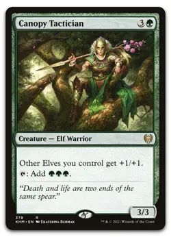 Canopy Tactician #378 (NM) Kaldheim KHM Magic MTG - Image 1