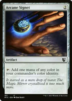 X 1 Arcane Signet NM-M MIC 157 MTG Magic The Gathering - Image 1