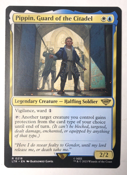 Pippin, Guard of the Citadel 218 Lord of the Rings MTG Magic the Gathering NM - Image 1