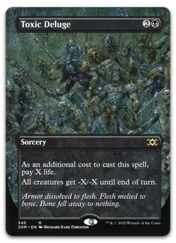 Toxic Deluge (Borderless) #345 (NM) Double Masters 2XM Magic MTG - Image 1