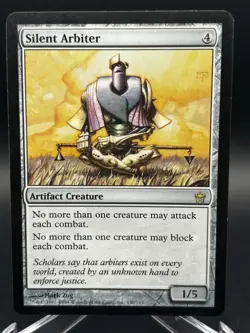 MTG Silent Arbiter 50/165 Fifth Dawn LP Magic the Gathering - Image 1