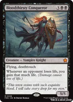 EN - Bloodthirsty Conqueror - 58 - FDN - NM - Image 1